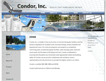 Tablet Screenshot of condor-inc.com